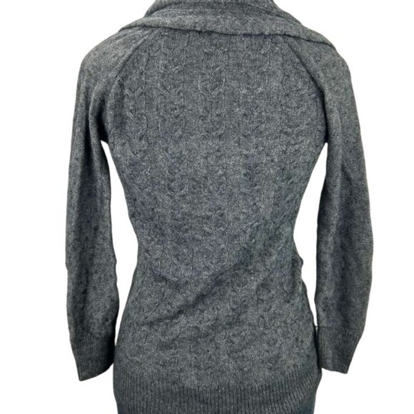 Aphorism Women's Medium Cable Knit Sweater Angora Rabbit Hair & Wool Blend - Picture 2 of 15